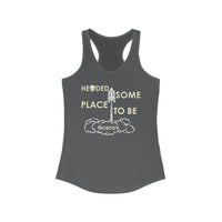 Your Fave Travel Tank : Headed Some Place To Be Nobody | Racerback Tank (SLIM FIT)
