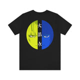 Buy Martian Merch ™ | Agua Fuega Anime (Limón Blue) | My Life Is Dope T-Shirt (Unisex) | (Anime On Back)