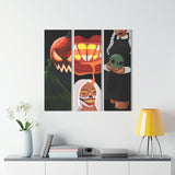 Fan Favorites | Halloween Version | Water-Resistant Acrylic Triptych (Installation Screws Included)