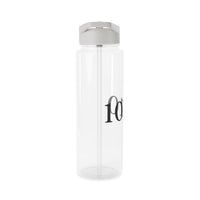 Your Fave Travel Merch | 10:10 Angel Number "Protection" Shatter-Resistant BPA-Free Water Bottle + Straw (Biodegradeable)