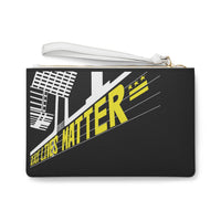 The Buy Martian Merch ™ | Black Lives Matter Plaza Vegan Leather Clutch Bag | Legacy Minded Individual ™