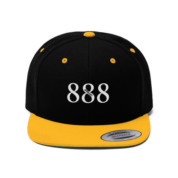 Your Fave Travel Merch | 888 Angel Number "Abundance" Hat (Various Colors) | Snapback Closure