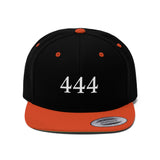 Your Fave Travel Merch | 444 Angel Number Hat (Various Colors) | Snapback Closure
