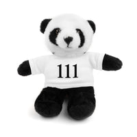 Your Fave Travel Merch | 111 Angel Number Travel Plushie w/ White Tee (Various Animals To Choose From)