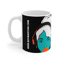 Buy Martian Merch ™ | Mona Marlowe MARTIAN MUSIC™ Ceramic Mug (11oz\15oz\20oz) | The Saucy Martian™