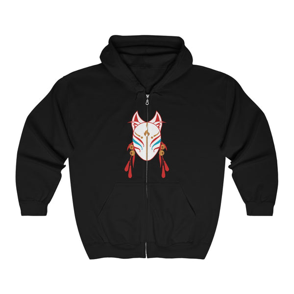 Your Fave Travel Hoodie | Agua Fuega Kitsune Zip-Up Hoodie (Version 1) | Inspired by LoveCraft Country