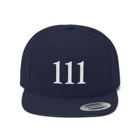 Your Fave Travel Merch | 111 Angel Number Hat (Various Colors) | Snapback Closure