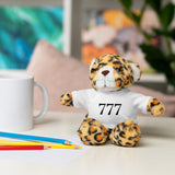 Your Fave Travel Merch | 777 Angel Number Travel Plushie w/ White Tee (Various Animals To Choose From)