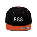 Your Fave Travel Merch | 888 Angel Number "Abundance" Hat (Various Colors) | Snapback Closure