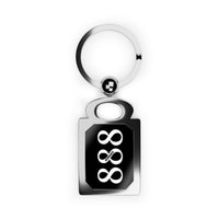 Your Fave Travel Merch | 888 Angel Number "Abundance" Key Ring