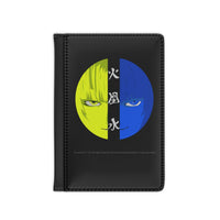 Your Fave Vegan Leather Passport Cover | Agua Fuega (Limón Blue) Version | w/ RFID Blocking Technology