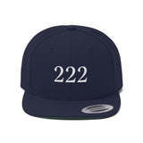 Your Fave Travel Merch | 222 Angel Number Hat (Various Colors) | Snapback Closure