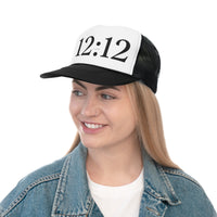 Your Fave Travel Merch | 12:12 Angel Number "Faith" Trucker Cap (Adjustable + Breathable Mesh Back)